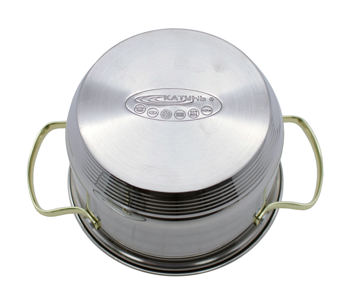 Кастрюля 1,8л Элис Голд 16*10,5см Кастрюля 1,8л Элис Голд 16*10,5см