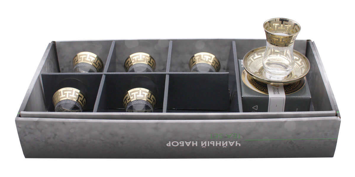 Чайный набор 12пр "Греческий узор" EAV03-5411/1349/S/J/12 Чайный набор 12пр "Греческий узор" EAV03-5411/1349/S/J/12