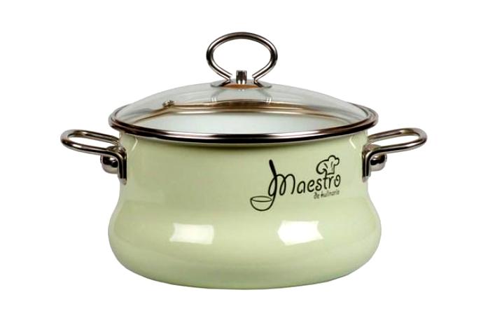 Кастрюля 4,0л Vitross Маэстро салатовая