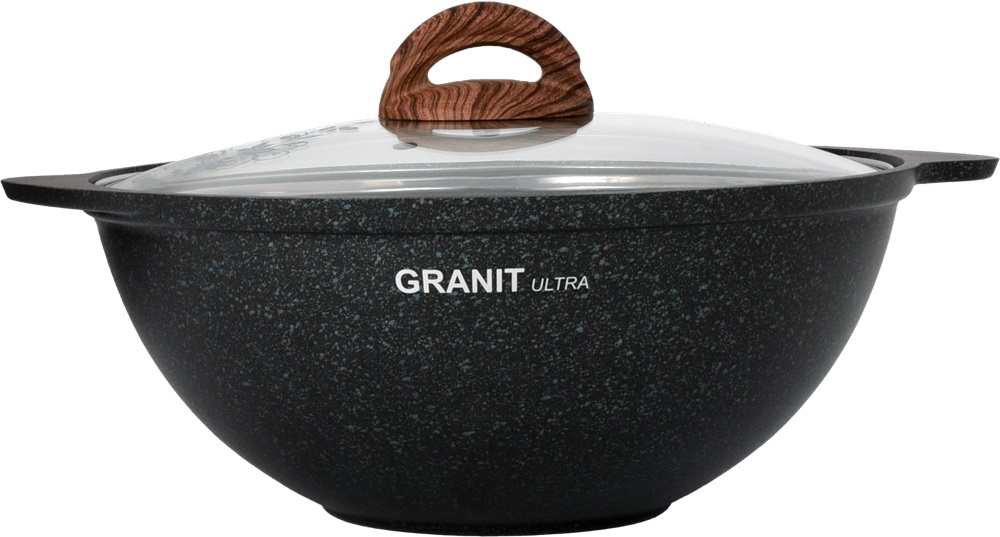 Казан 3,5л для плова Kukmara Granit Ultra blue крышка стекло кгг37а Казан 3,5л для плова Kukmara Granit Ultra blue крышка стекло кгг37а