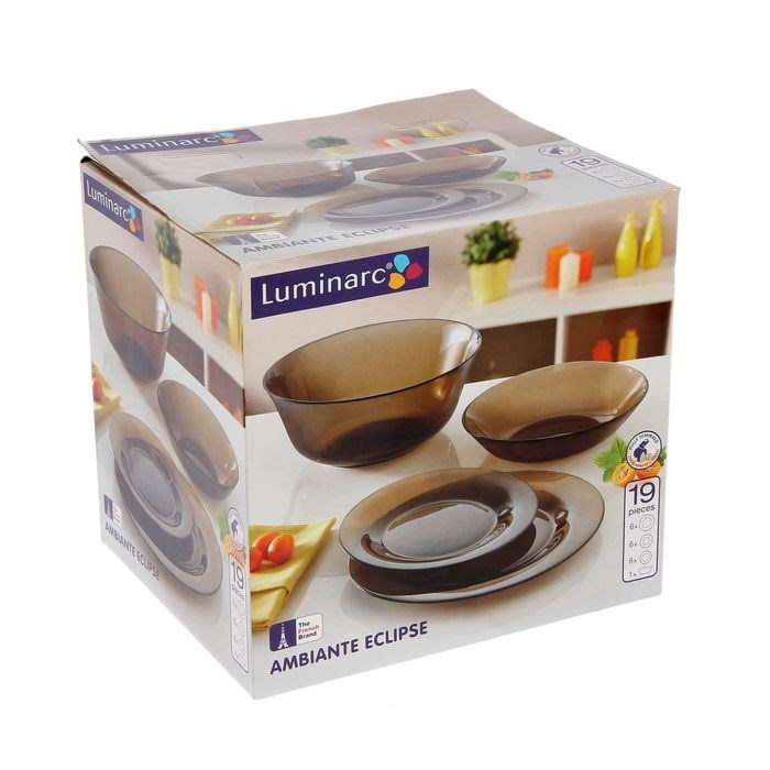 Столовый сервиз Luminarc 19 предметов Амбьянте эклипс L5176