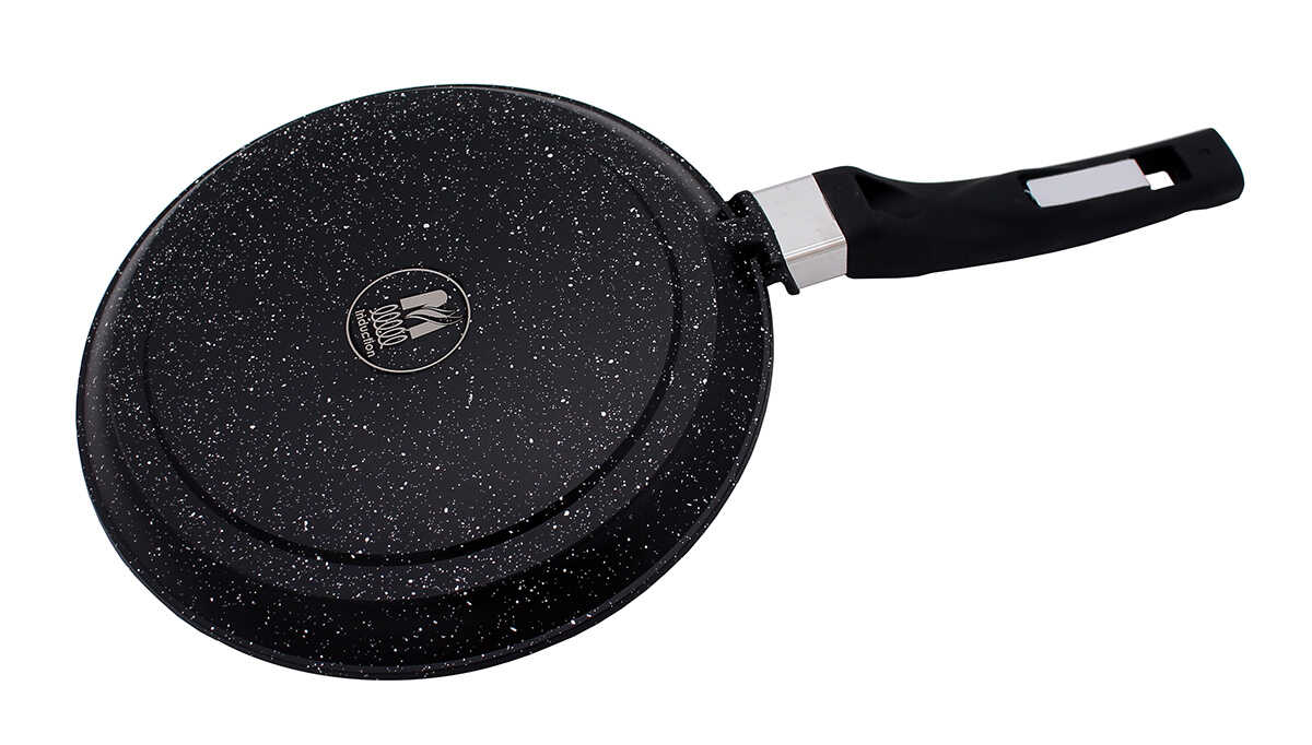 Сковорода блинная 22см Мечта Гранит black Induction Pro 12802И Сковорода блинная 22см Мечта Гранит black Induction Pro 12802И