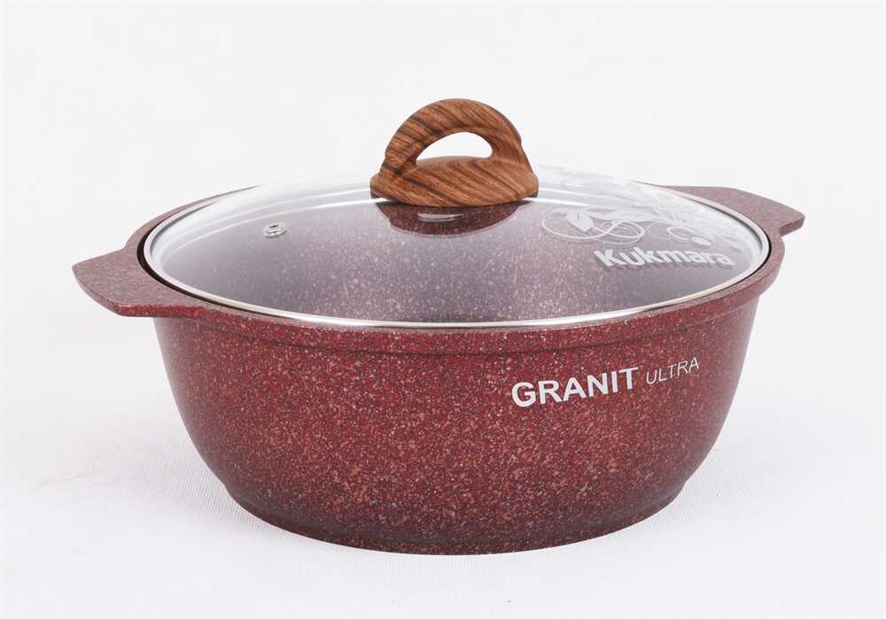 Жаровня 4,0л red Granit Ultra ст/кр а/п (жга41а) Kukmara Жаровня 4,0л red Granit Ultra ст/кр а/п (жга41а) Kukmara