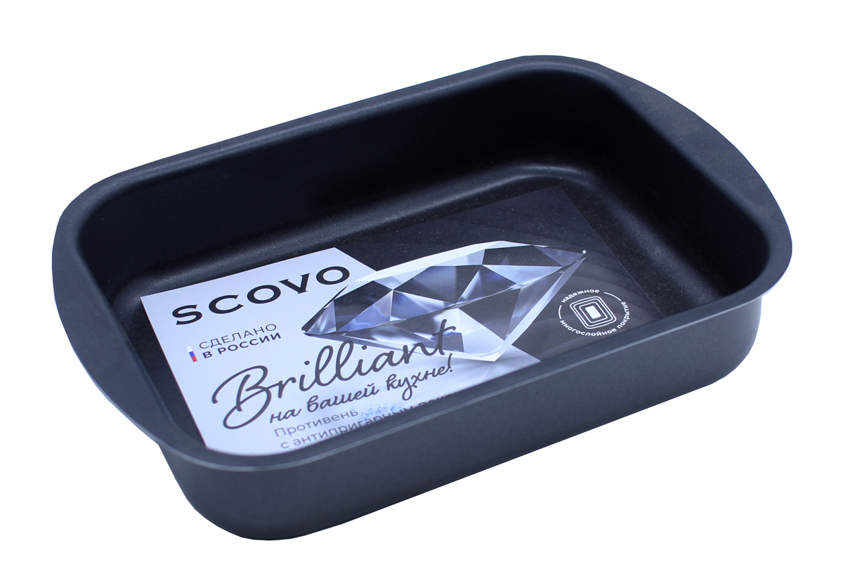 Противень 290*200*50 Briliant BR-047CE