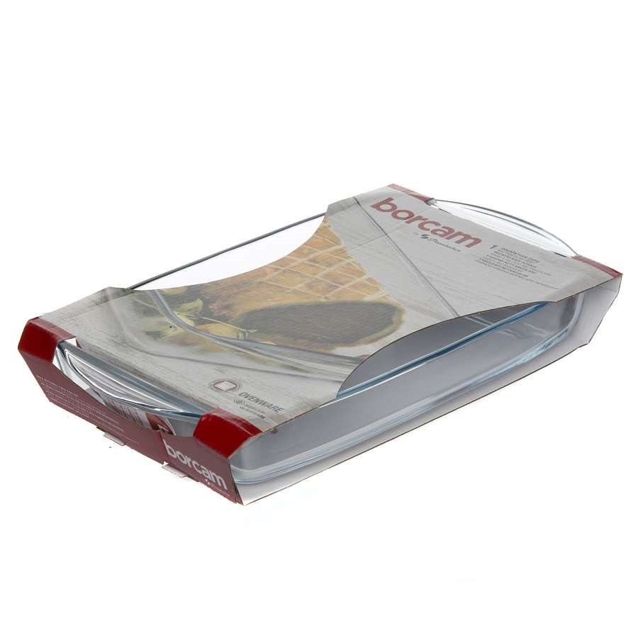 Посуда СВЧ Borcam 35*19*5см прямоугольная  59006 