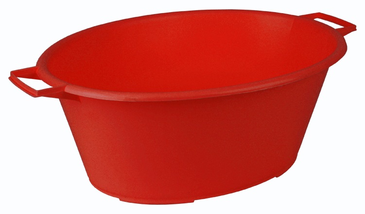 Таз 25л овальный с ручками (Платар) 