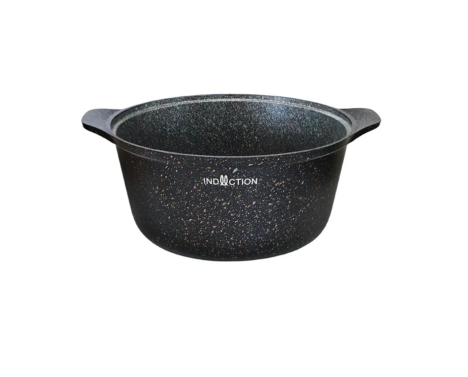 Кастрюля 3л Granit Ultra Induction  черный, алюминий, антипригарное покрытие, крышк(Кукмор) (5шт/уп)