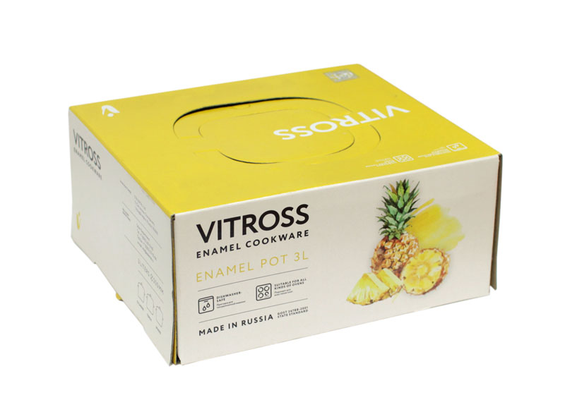 Кастрюля 3,0л Фернанда глубокая Vitross 