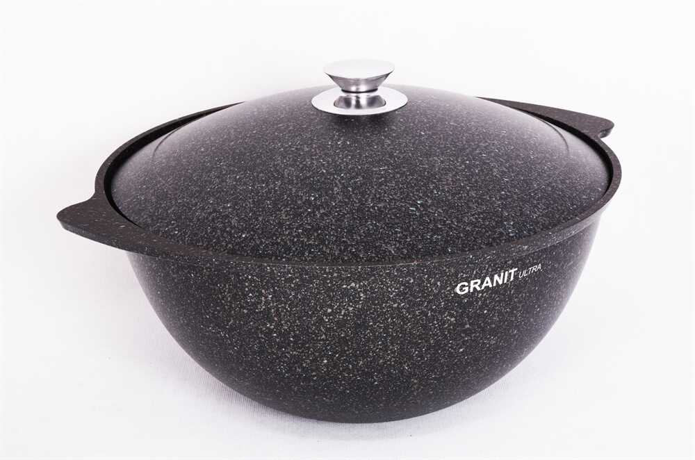 Казан 9,0л для плова Kukmara Granit ultra (original) Казан 9,0л для плова Kukmara Granit ultra (original)